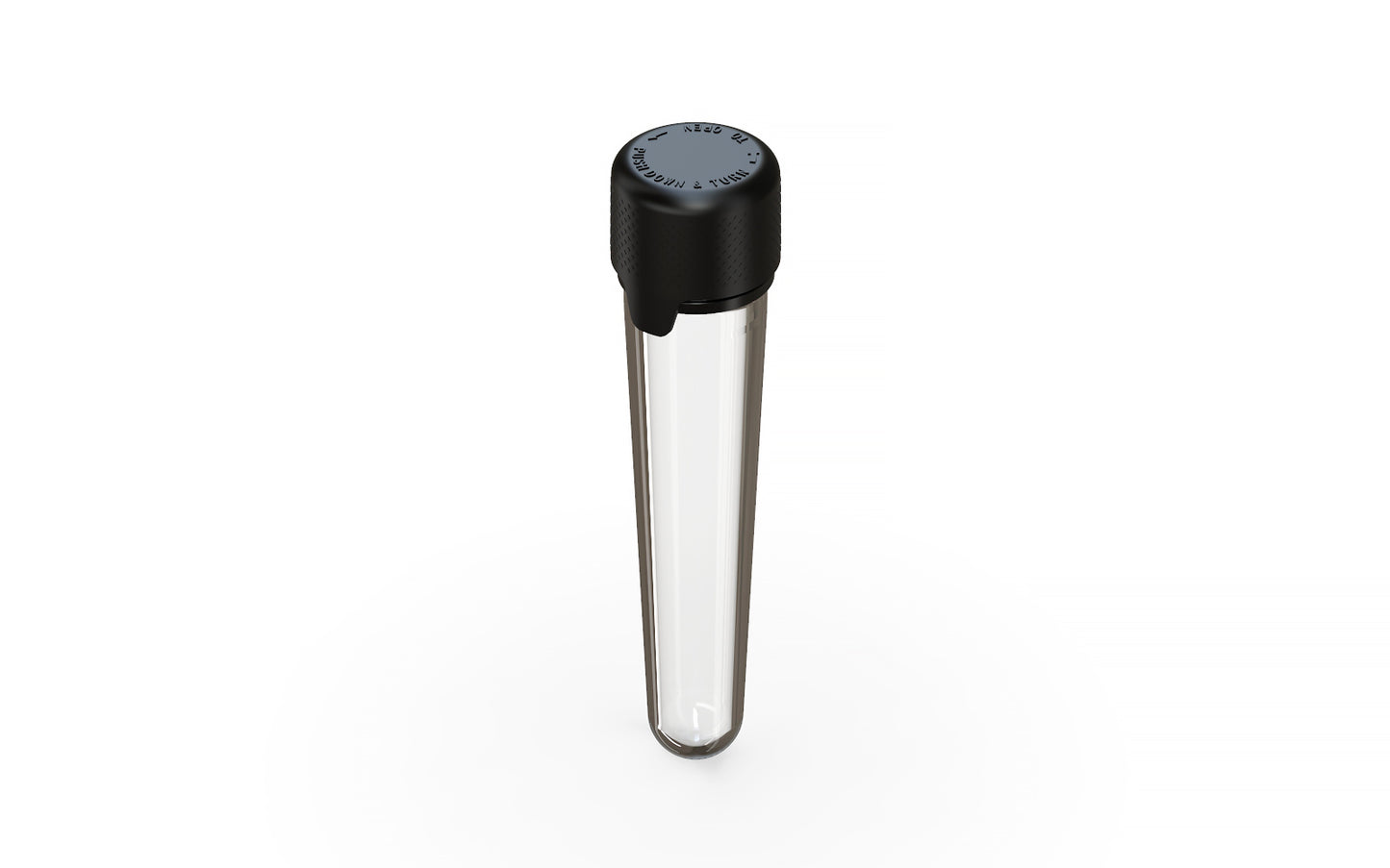 Chubby Gorilla|25x100mm Clear Tube W/ Aviator CR Black Cap
