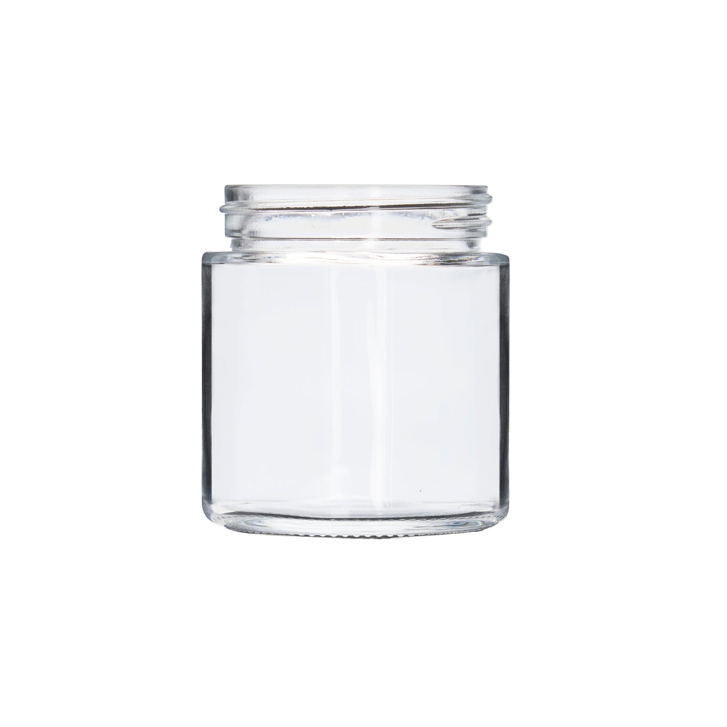 3oz Straight Sided Clear Glass Jars
