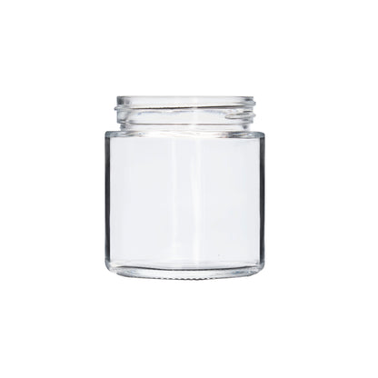 3oz Straight Sided Clear Glass Jars