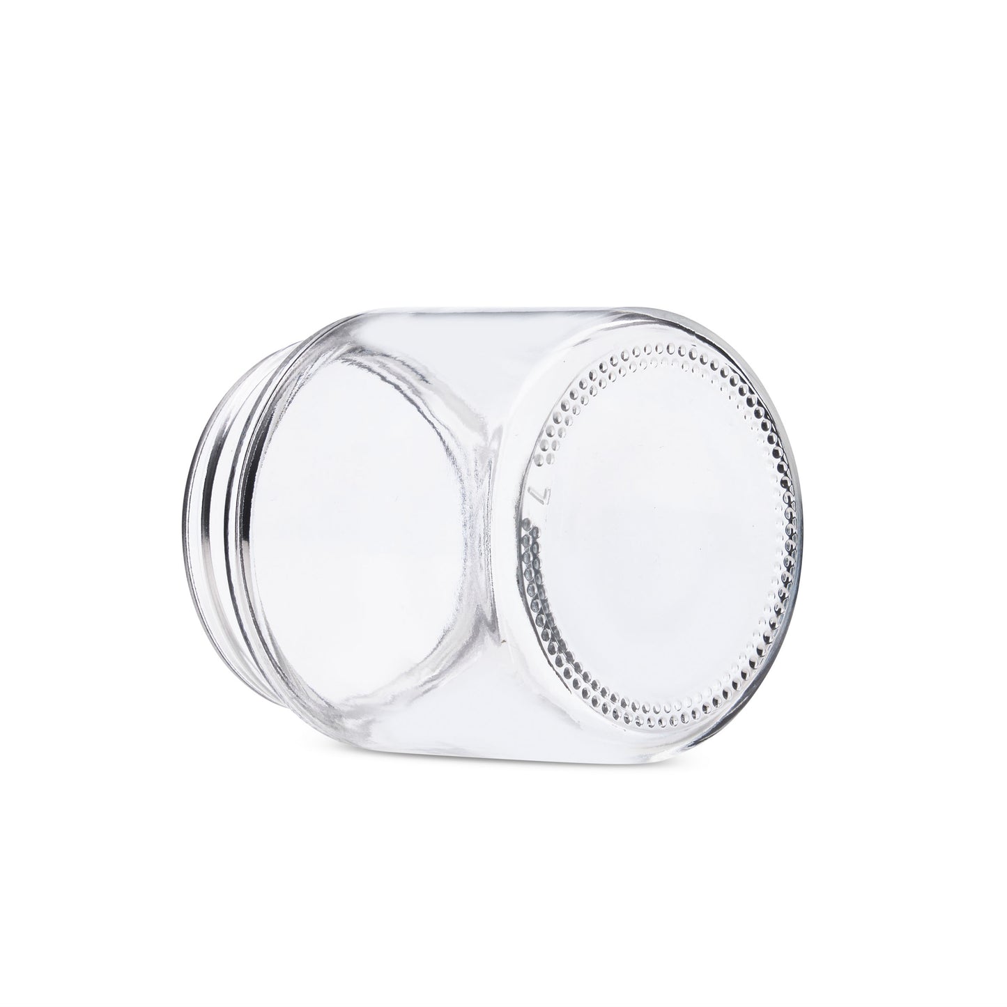 3oz Straight Sided Clear Glass Jars