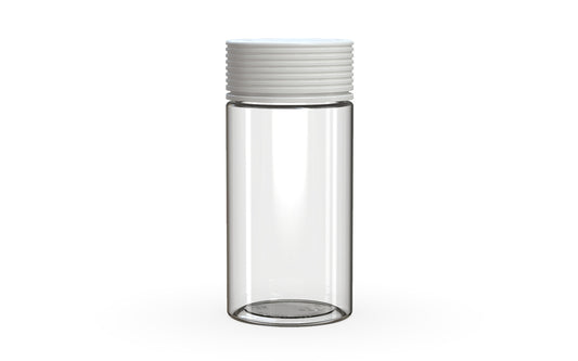 Chubby Gorilla|6oz Clear Jar W/ Spiral CR White Cap
