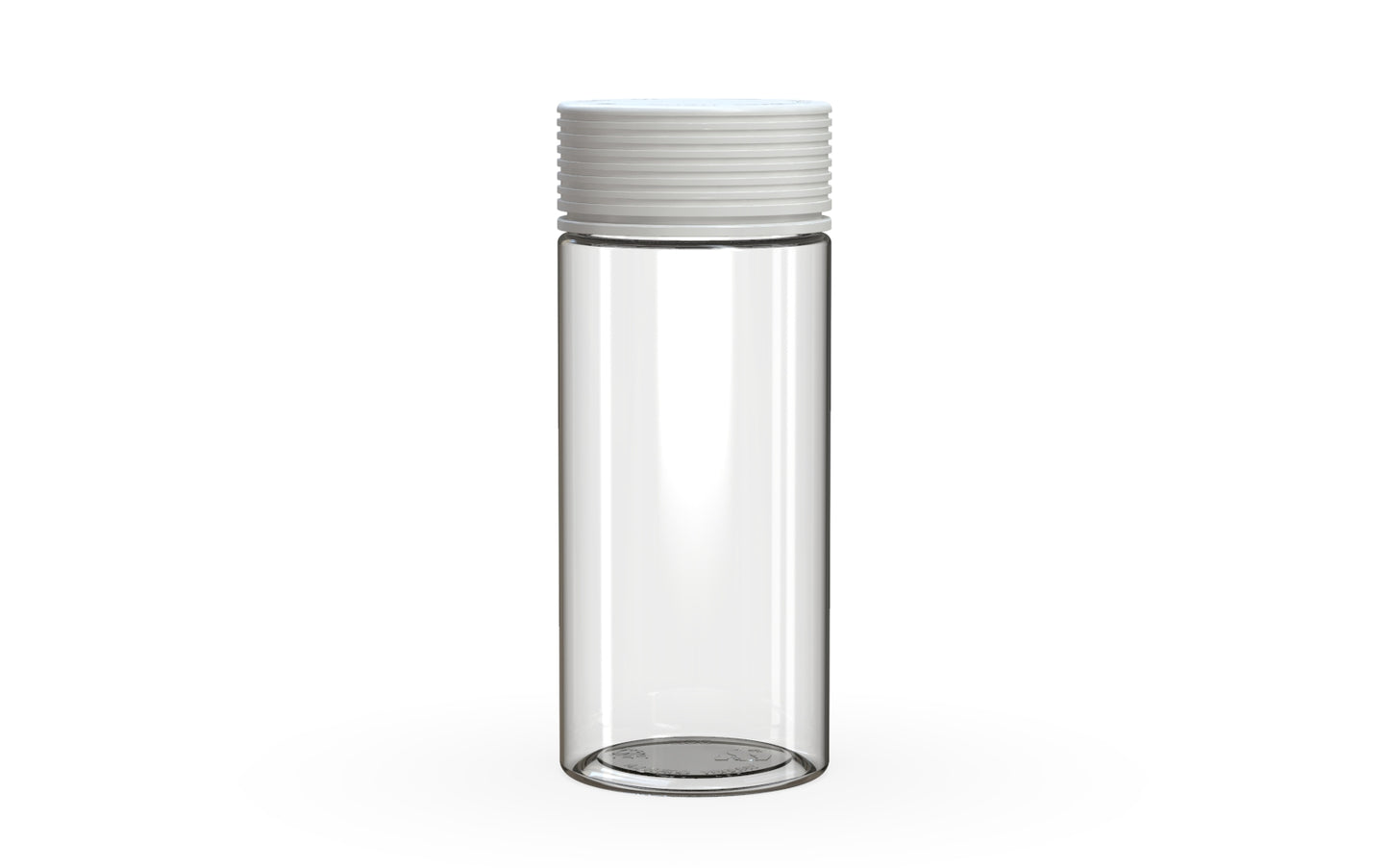 Chubby Gorilla|8oz Clear Jar W/ Spiral CR White Cap