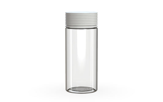 Chubby Gorilla|8oz Clear Jar W/ Spiral CR White Cap