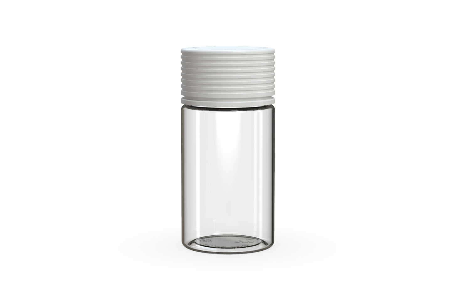 Chubby Gorilla|60mlm Clear Bottles W/ Spiral CR Black Cap