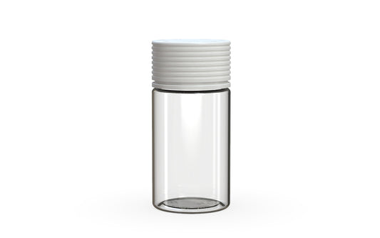 Chubby Gorilla|60mlm Clear Bottles W/ Spiral CR Black Cap