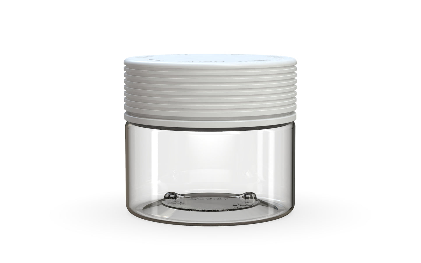 Chubby Gorilla|10oz Clear XL Jar W/ Spiral CR White Cap