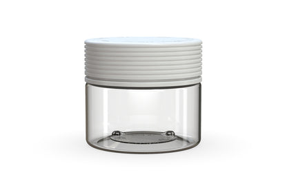 Chubby Gorilla|10oz Clear XL Jar W/ Spiral CR White Cap