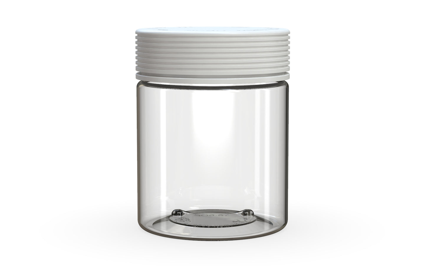 Chubby Gorilla|18.5oz Clear XL Jar W/ Spiral CR White Cap