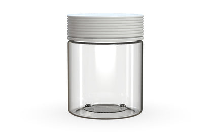 Chubby Gorilla|18.5oz Clear XL Jar W/ Spiral CR White Cap