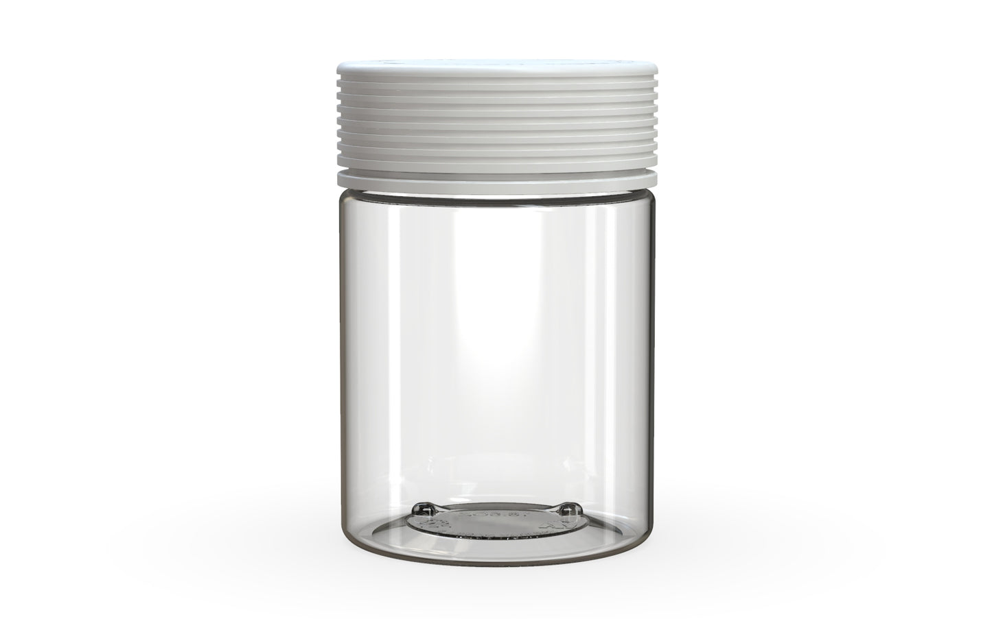 Chubby Gorilla|21.5oz Clear XL Jar W/ Spiral CR White Cap