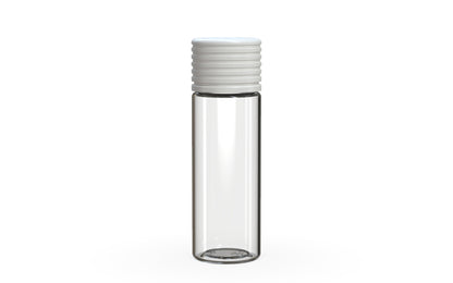 Chubby Gorilla|25x65mm Clear Tube W/ Spiral CR White Cap