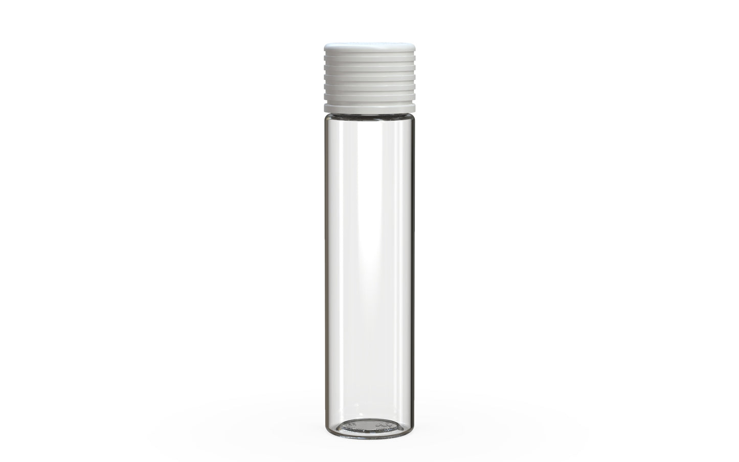 Chubby Gorilla|25x95mm Clear Tube W/ Spiral CR White Cap
