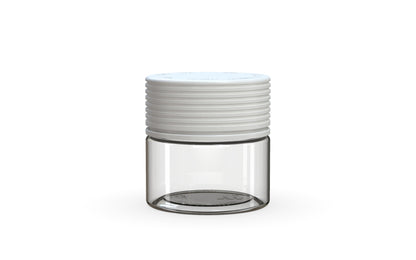 Chubby Gorilla|2oz Clear Jar W/ Spiral CR White Cap