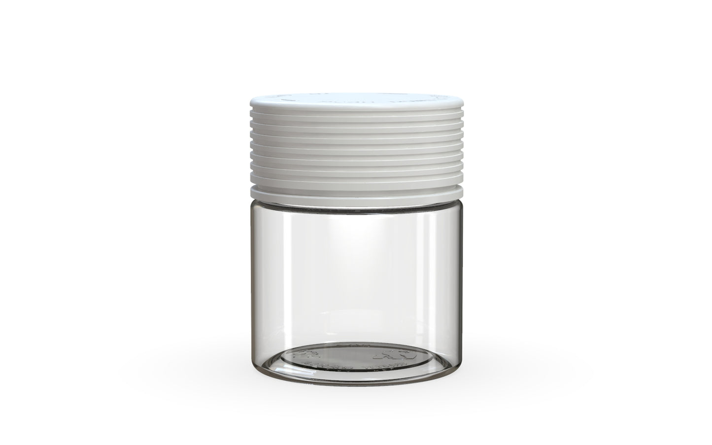 Chubby Gorilla|3oz Clear Jar W/ Spiral CR White Cap