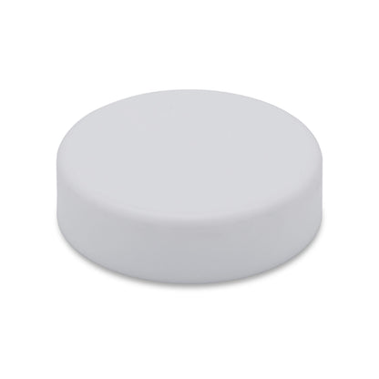 50mm Child Resistant Matte White Caps w/ Pressure Sensitive Inliners