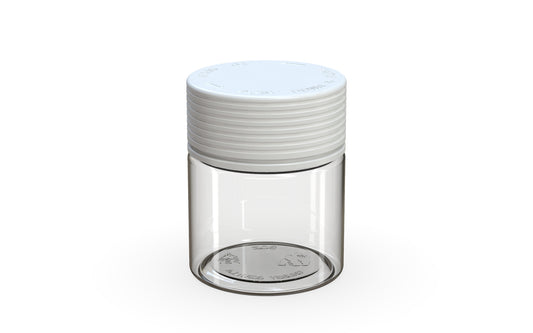 Chubby Gorilla|3oz Clear Jar W/ Spiral CR White Cap