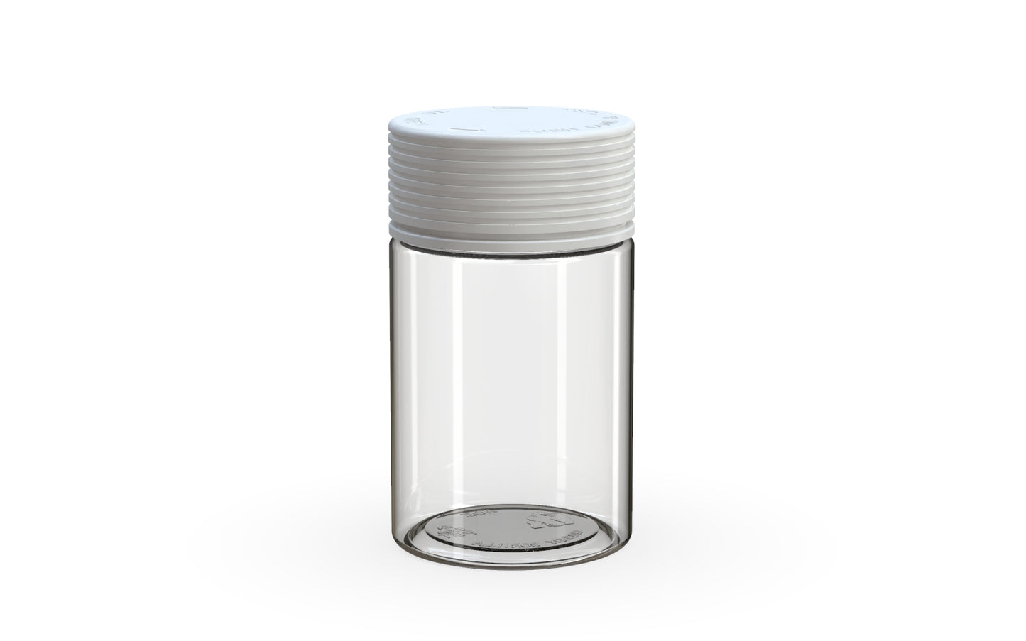 Chubby Gorilla|5oz Clear Jar W/ Spiral CR White Cap