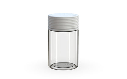 Chubby Gorilla|5oz Clear Jar W/ Spiral CR White Cap