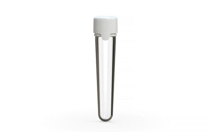 Chubby Gorilla|25x100mm Clear Tube W/ Aviator CR White Cap