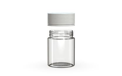 Chubby Gorilla|4oz Clear Jar W/ Spiral CR White Cap