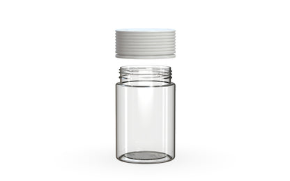 Chubby Gorilla|5oz Clear Jar W/ Spiral CR White Cap