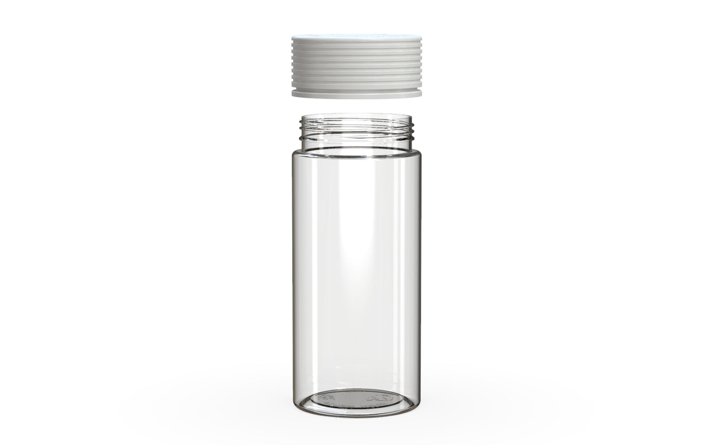 Chubby Gorilla|8oz Clear Jar W/ Spiral CR White Cap