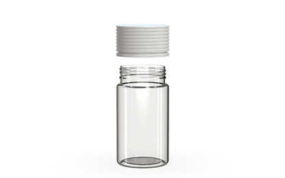 Chubby Gorilla|60mlm Clear Bottles W/ Spiral CR Black Cap
