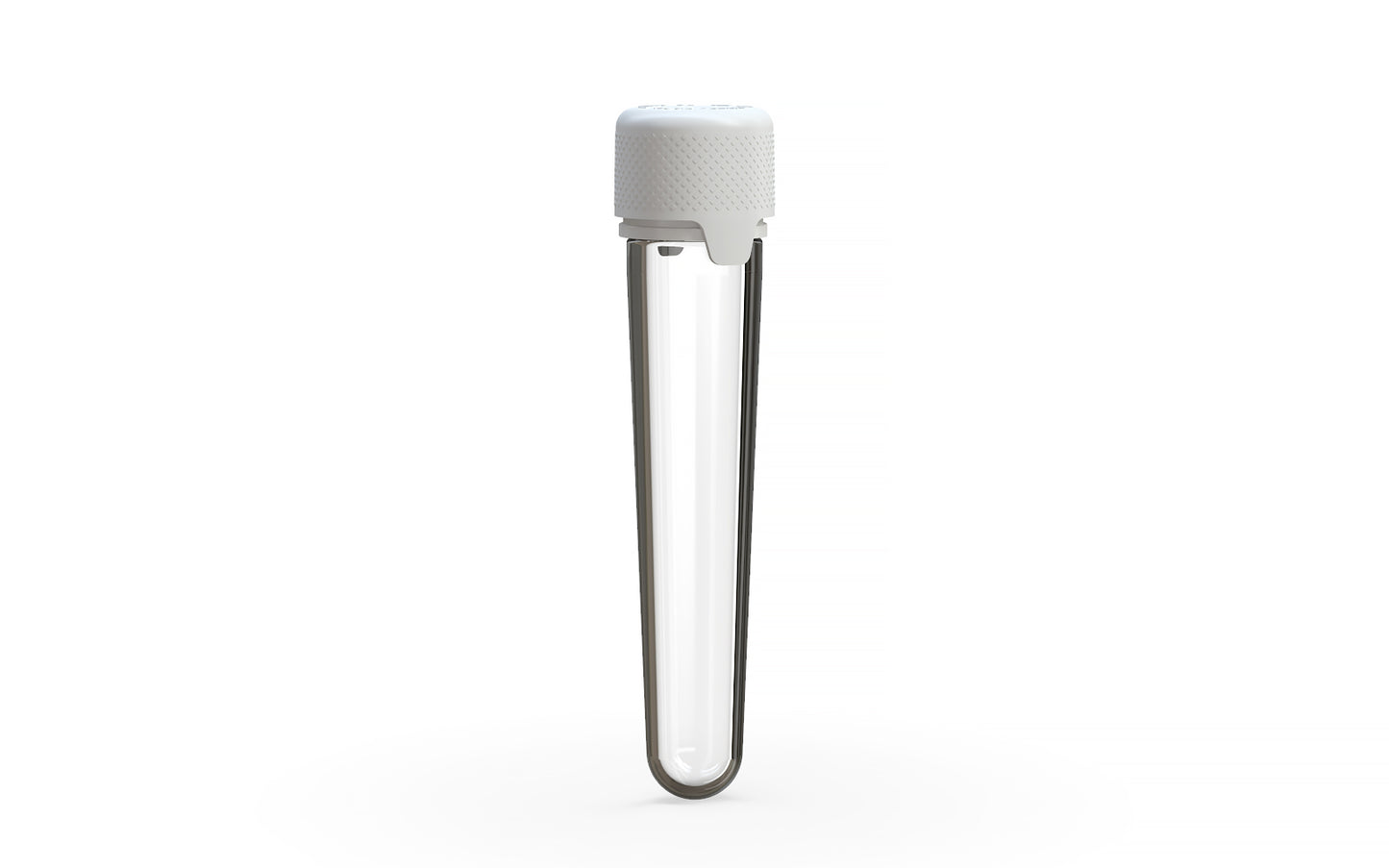 Chubby Gorilla|25x100mm Clear Tube W/ Aviator CR White Cap