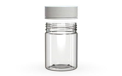 Chubby Gorilla|21.5oz Clear XL Jar W/ Spiral CR White Cap
