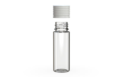 Chubby Gorilla|25x65mm Clear Tube W/ Spiral CR White Cap