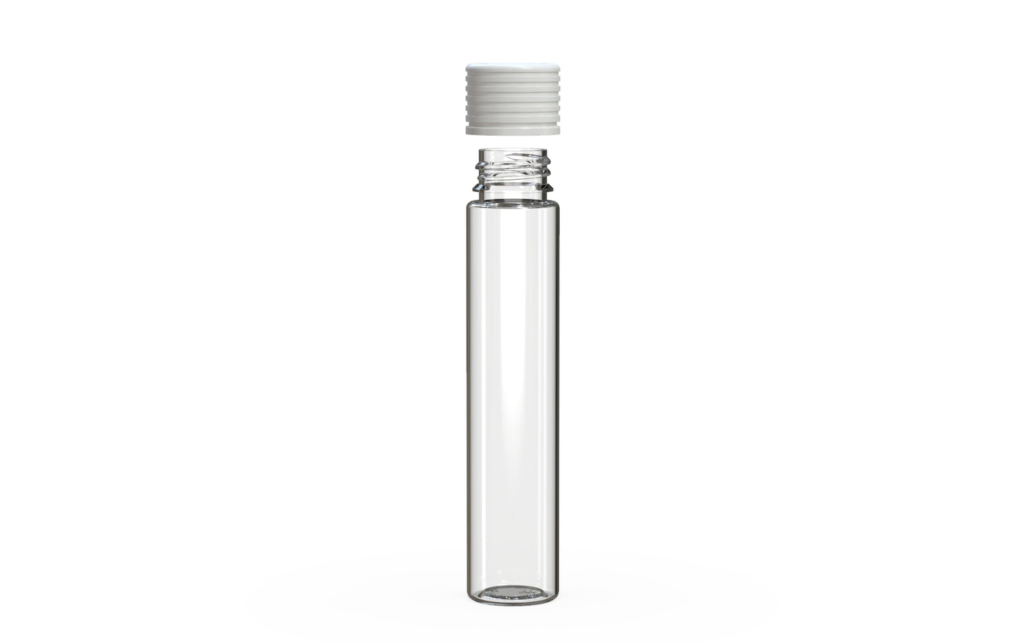 Chubby Gorilla|25x115mm Clear Tube W/ Spiral CR White Cap
