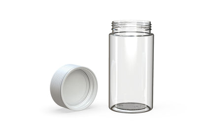 Chubby Gorilla|6oz Clear Jar W/ Spiral CR White Cap