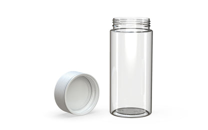 Chubby Gorilla|8oz Clear Jar W/ Spiral CR White Cap