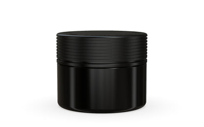 Chubby Gorilla|7.5oz Black XL Jar W/ Spiral CR Black Cap