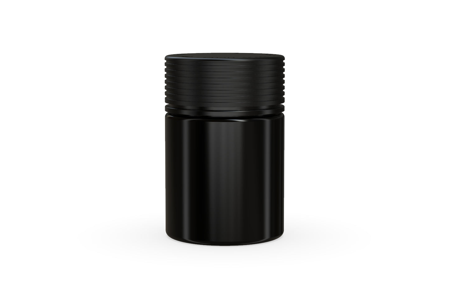 Chubby Gorilla|4oz Black Jar W/ Spiral CR Black Cap