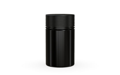 Chubby Gorilla|5oz Black Jar W/ Spiral CR Black Cap