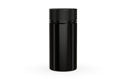 Chubby Gorilla|6oz Black Jar W/ Spiral CR Black Cap