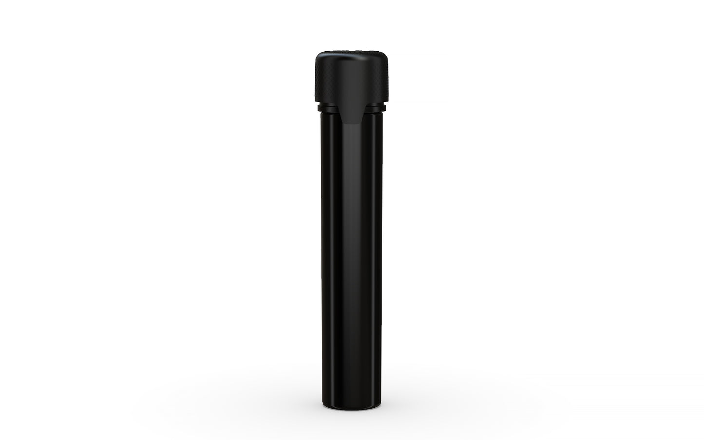 Chubby Gorilla|25x100mm Black Flat Bottom Tube W/ Aviator CR Black Cap
