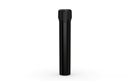 Chubby Gorilla|25x100mm Black Flat Bottom Tube W/ Aviator CR Black Cap