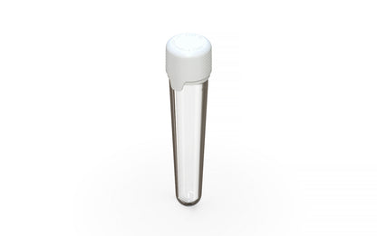 Chubby Gorilla|25x100mm Clear Tube W/ Aviator CR White Cap