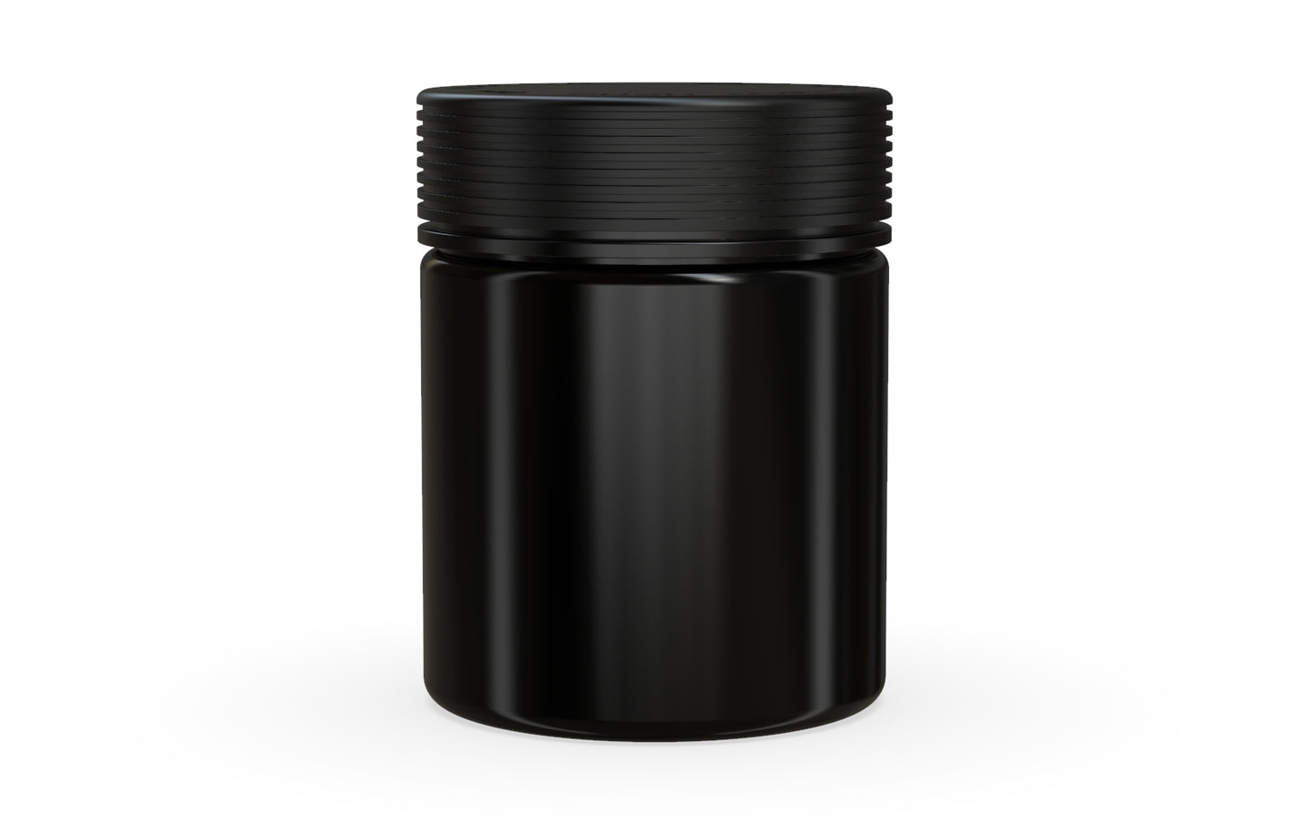 Chubby Gorilla|18.5oz Black XL Jar W/ Spiral CR Black Cap