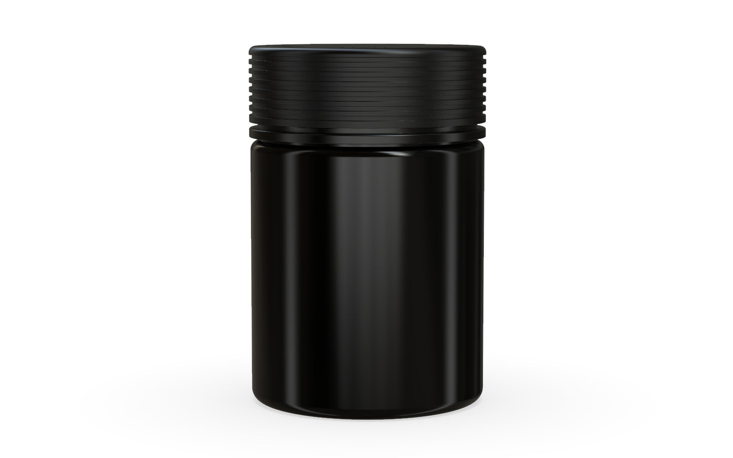 Chubby Gorilla|21.5oz Black XL Jar W/ Spiral CR Black Cap