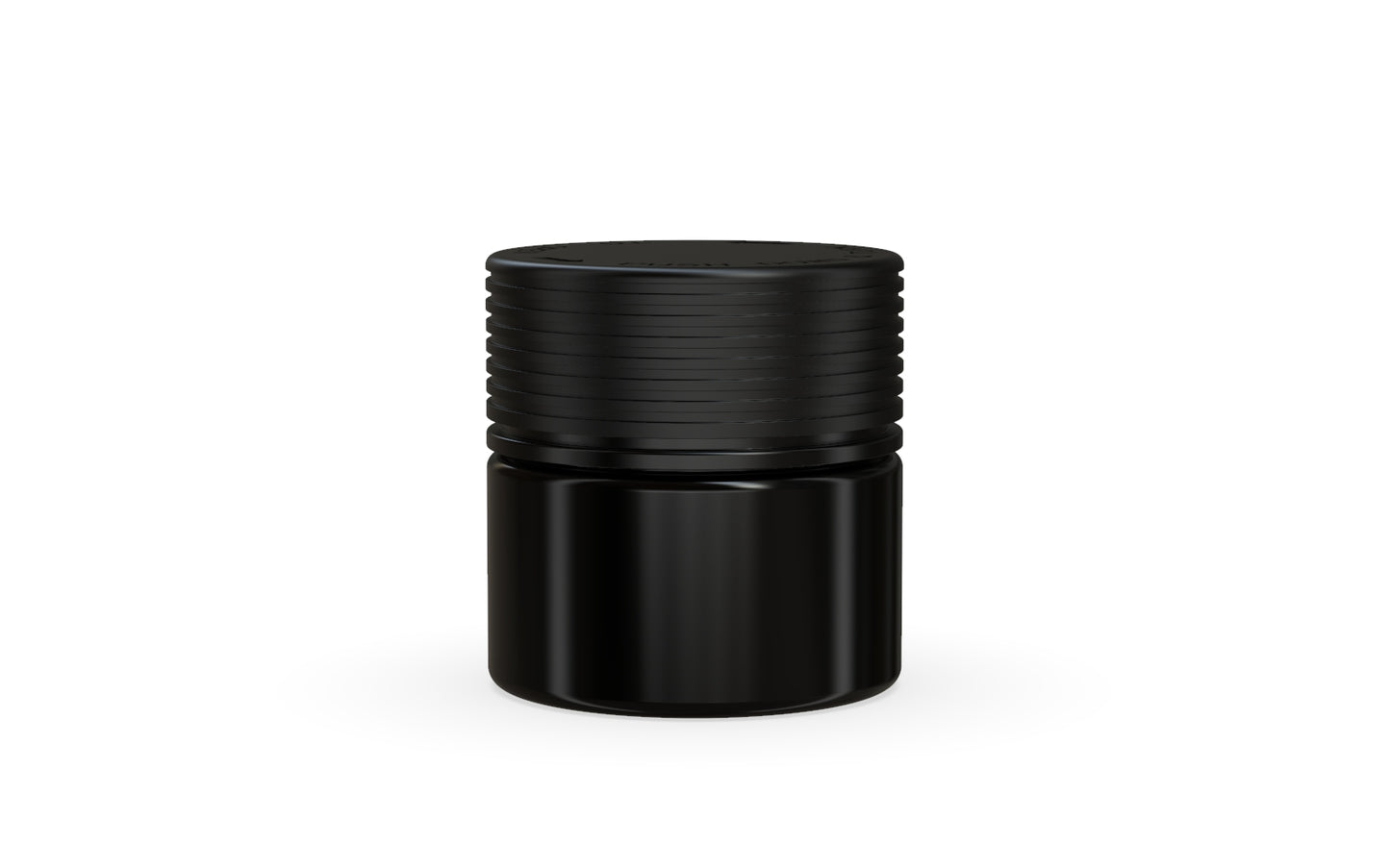 Chubby Gorilla|2oz Black Jar W/ Spiral CR Black Cap