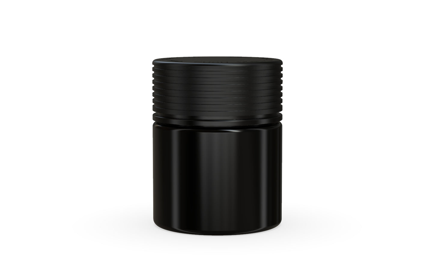 Chubby Gorilla|3oz Black Jar W/ Spiral CR Black Cap