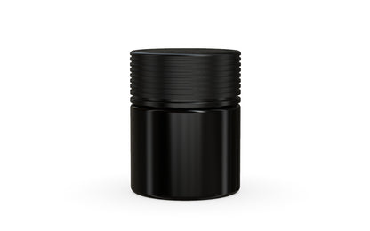Chubby Gorilla|3oz Black Jar W/ Spiral CR Black Cap