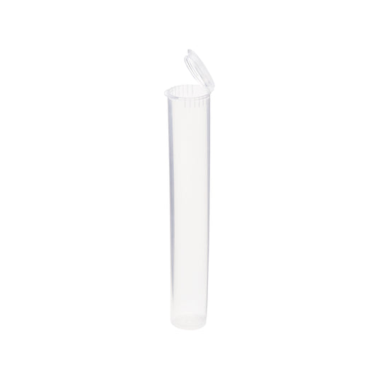 116mm Child Resistant King Size Pop Top Clear Plastic Pre-Roll Tubes
