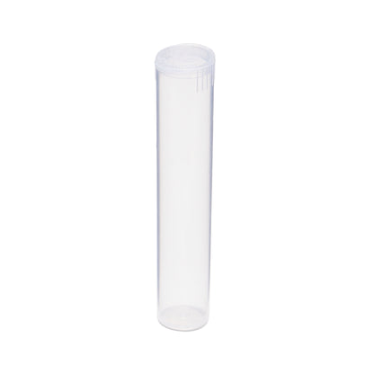 90mm Child Resistant Clear Pop Top Plastic Pre-Roll Tubes