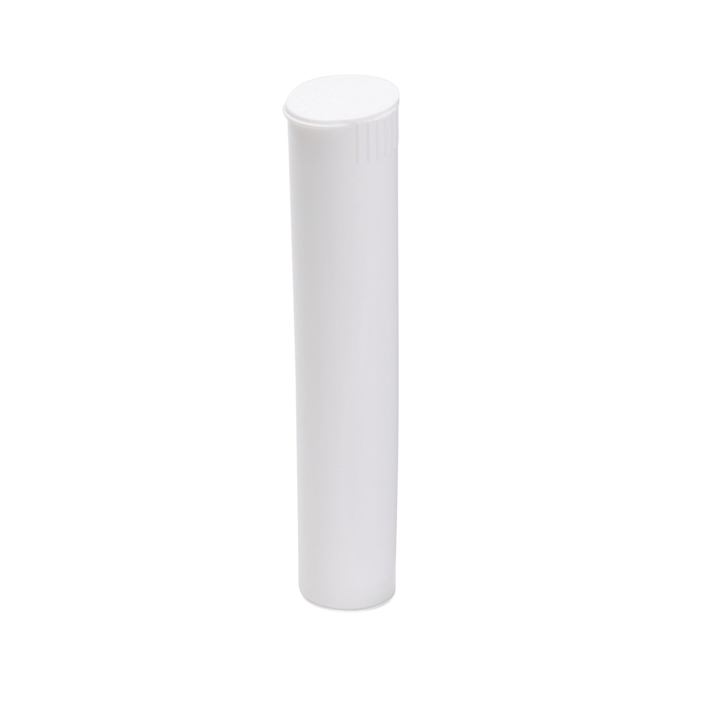 90mm Child Resistant White Opaque Pop Top Plastic Pre-Roll Tubes